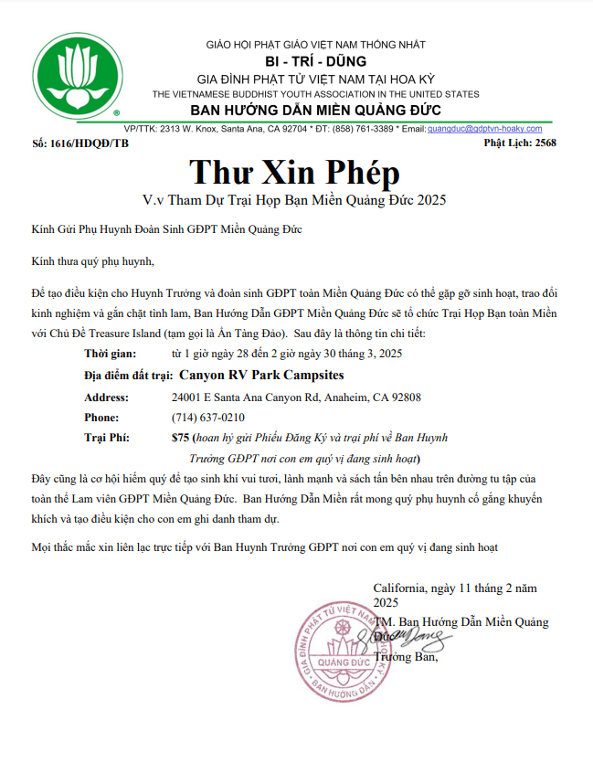 Trại Hè 2025