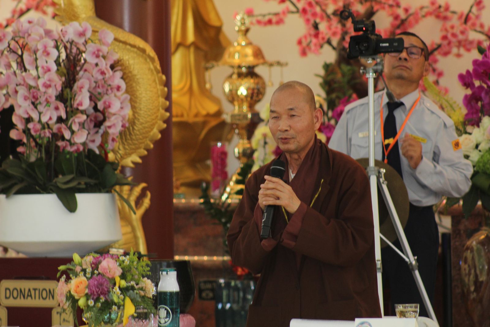 Huynh Trưởng phát biểu